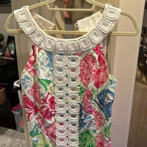Beached themed print dress